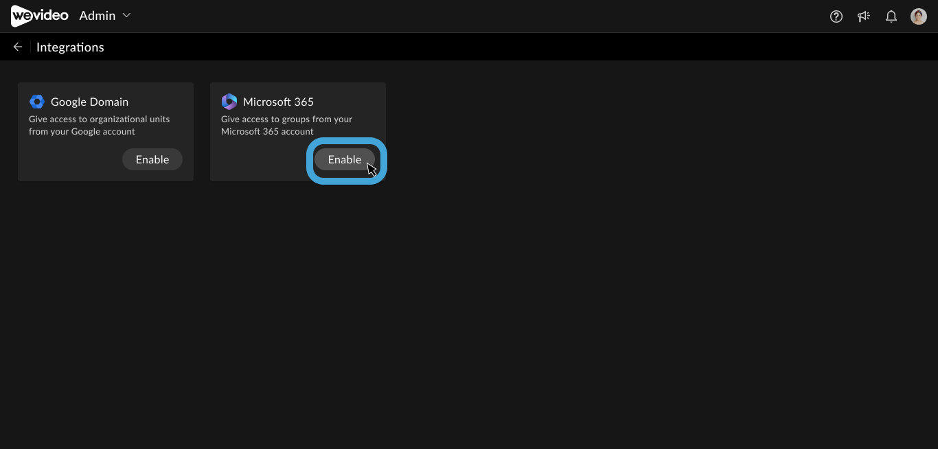 how-do-i-integrate-with-my-office-365-group-wevideo
