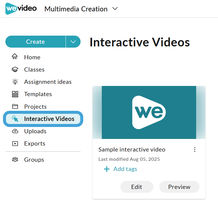 How do users access WeVideo Multimedia Creation from the learning ...