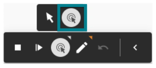 Enable the cursor highlight tool from the WeVideo Chrome extension