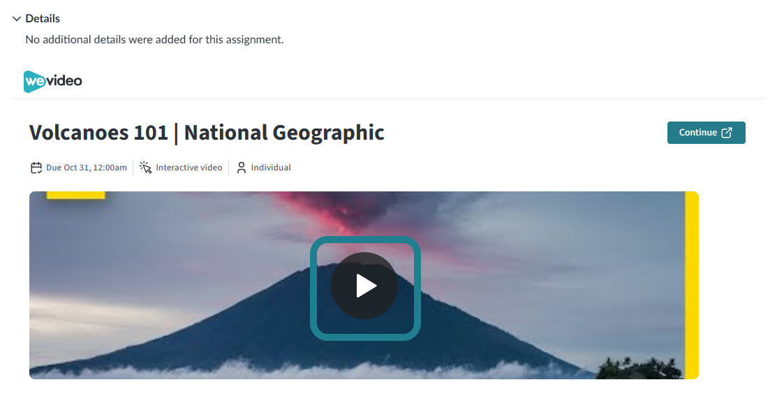 Click the play button on the interactive video to launch it.