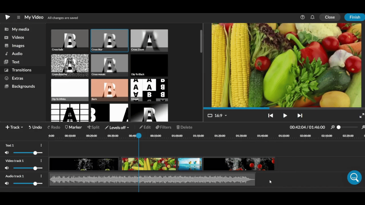 How can I edit clips in the full-featured editor? – WeVideo